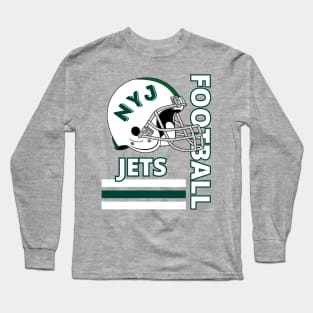 New York Football Jets Vintage Style Long Sleeve T-Shirt